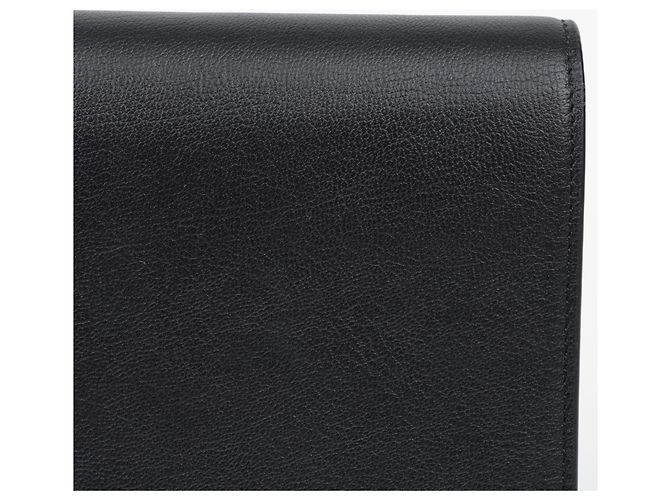 Autre Marque Clutch in pelle nera - vista 6