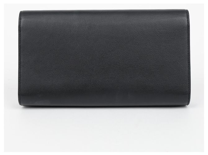 Autre Marque Clutch in pelle nera - vista 7