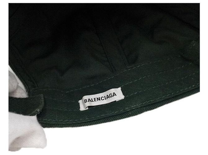 Balenciaga Cappellino da baseball classico con logo ricamato - vista 7