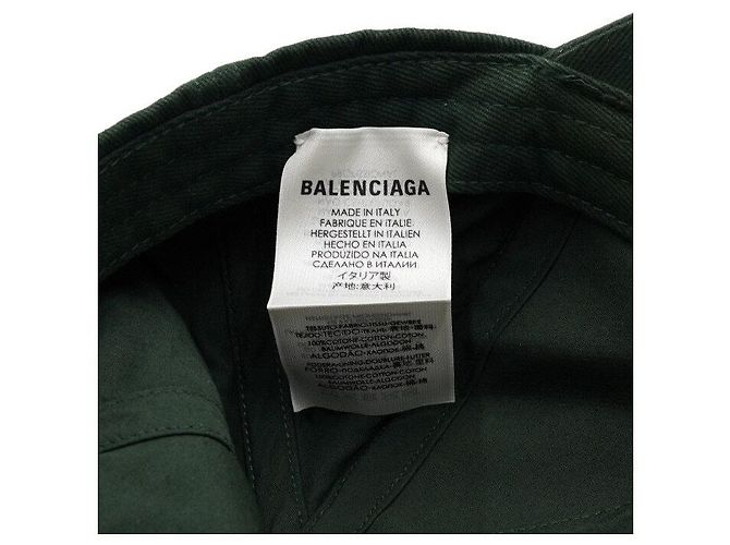 Balenciaga Cappellino da baseball classico con logo ricamato - vista 8