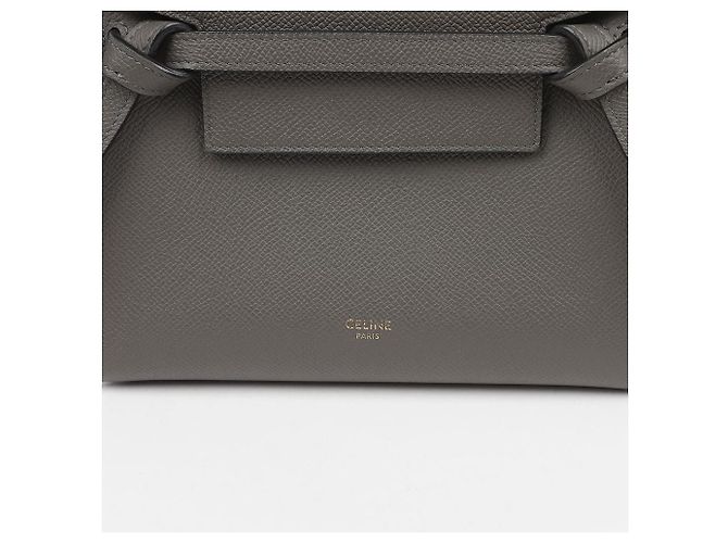 Belt Bag Céline Nano Gürteltasche Grau Kalbsleder - Ansicht 4