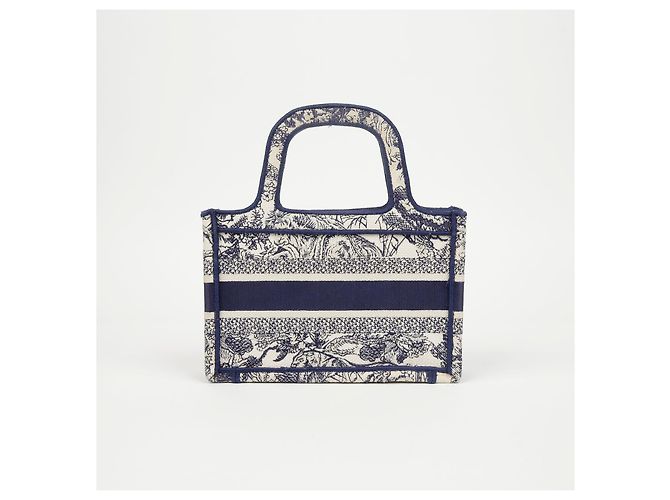 Dior Mini Book Tote Tasche Braun Jacquard - Ansicht 3