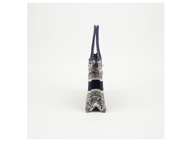 Dior Mini Book Tote Tasche Braun Jacquard - Ansicht 4