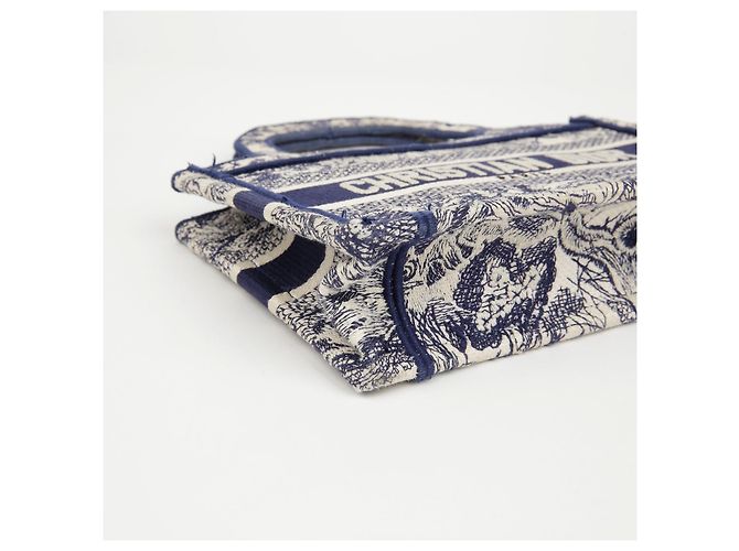 Dior Mini Book Tote Tasche Braun Jacquard - Ansicht 6