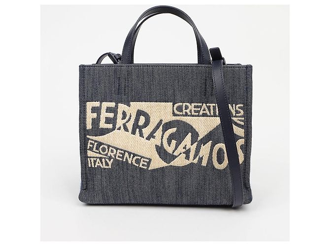 Salvatore Ferragamo Borsa Tote Logo - vista 2