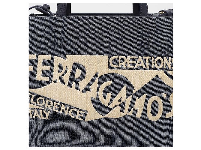 Salvatore Ferragamo Borsa Tote Logo - vista 3