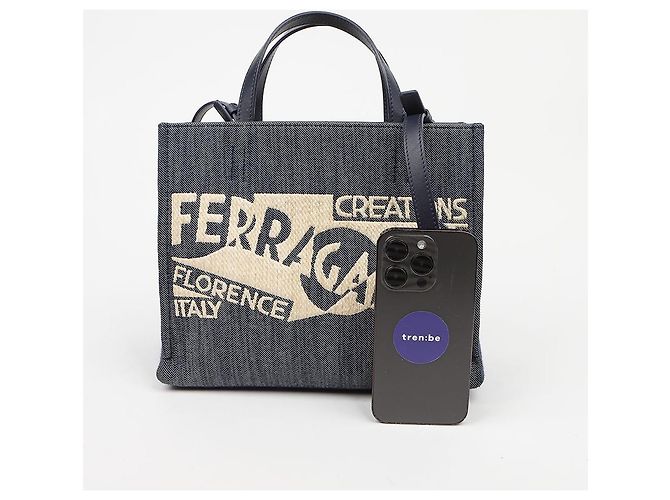 Salvatore Ferragamo Borsa Tote Logo - vista 8