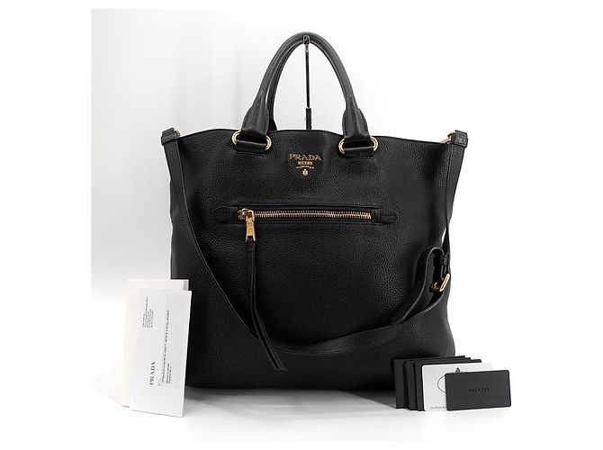 Prada Borsa Tote e borsa a tracolla in Vitello Daino - vista 8