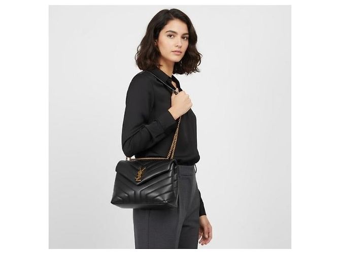 Autre Marque Borsa Monogram Loulou Small Gold - vista 10
