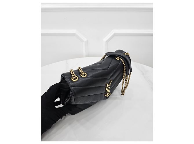 Autre Marque Borsa Monogram Loulou Small Gold - vista 4