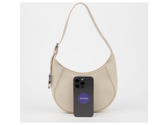 Burberry Borsa a tracolla piccola Chess in pelle Bianca - vista 12
