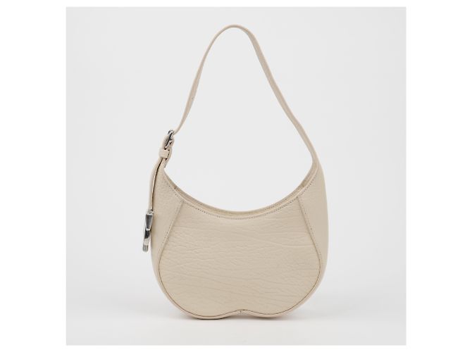 Burberry Borsa a tracolla piccola Chess in pelle Bianca - vista 2