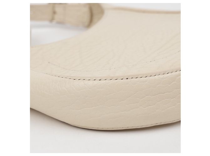 Burberry Borsa a tracolla piccola Chess in pelle Bianca - vista 7