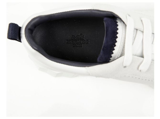 Hermès Bouncing White Navy - view 11