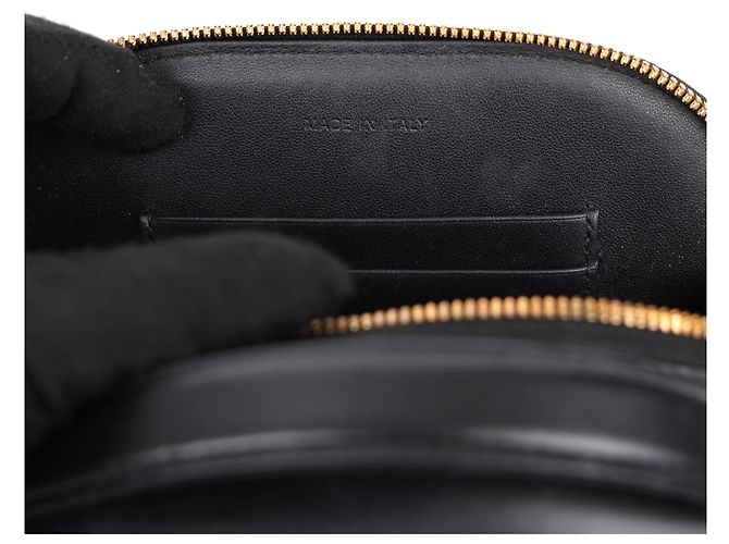 Dior Embossed CD Signature Oval Camera Bag Schwarz - Ansicht 13