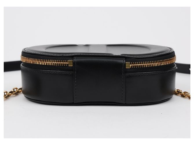 Dior Embossed CD Signature Oval Camera Bag Schwarz - Ansicht 5