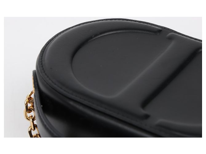 Dior Embossed CD Signature Oval Camera Bag Schwarz - Ansicht 7