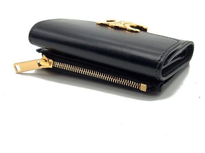 Céline Portafoglio compatto Triomphe Coin - vista 4