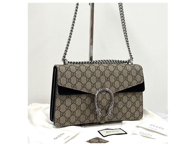 Gucci Borsa a tracolla Dionysus GG Supreme con catena - vista 6