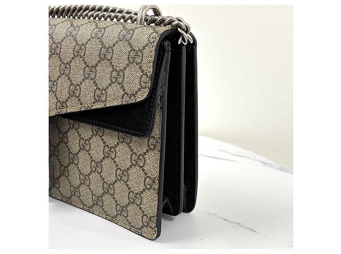 Gucci Borsa a tracolla Dionysus GG Supreme con catena - vista 8