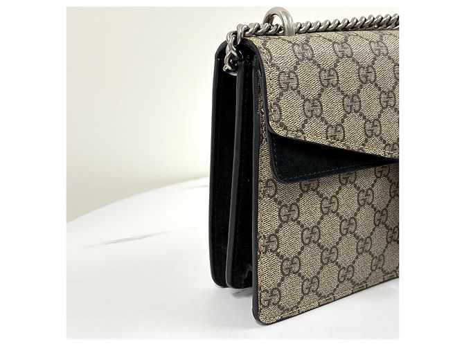 Gucci Borsa a tracolla Dionysus GG Supreme con catena - vista 9