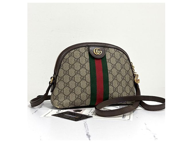 Gucci Borsa a tracolla piccola Ophidia GG Supreme - vista 4