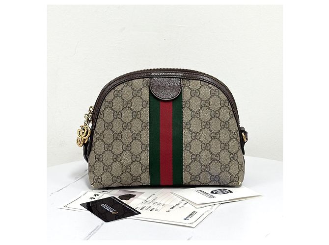 Gucci Borsa a tracolla piccola Ophidia GG Supreme - vista 5