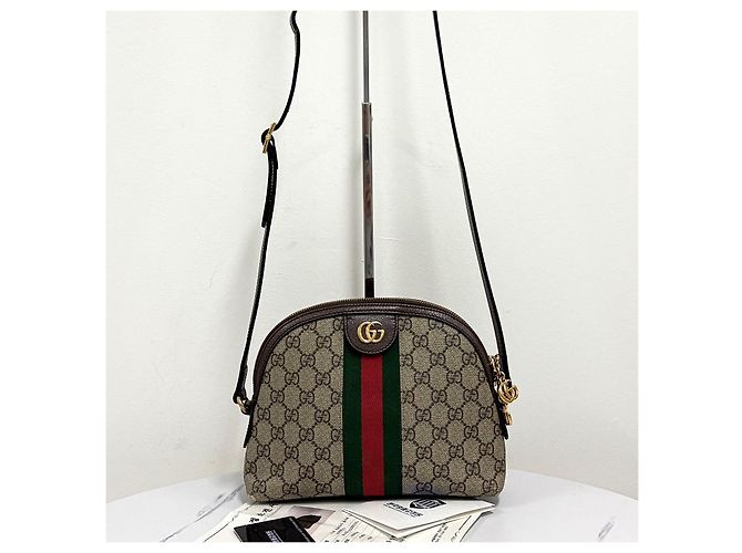 Gucci Borsa a tracolla piccola Ophidia GG Supreme - vista 6