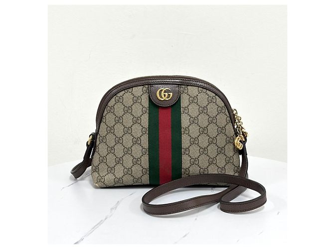 Gucci Borsa a tracolla piccola Ophidia GG Supreme - vista 8