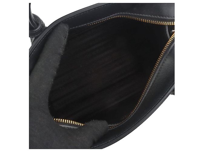 Prada Saffiano Gold Monochrome Mini Shoulder Bag - Ansicht 7