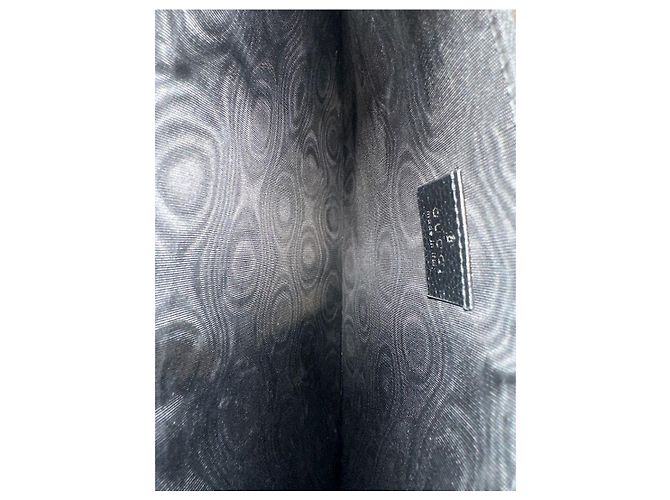 Gucci Clutch in pelle nera - vista 7