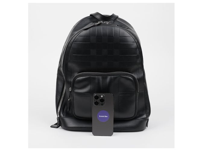 Burberry Embossed Check Backpack - view 17