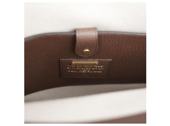 Gucci Großer Leder-Tote-Bag Braun - Ansicht 18