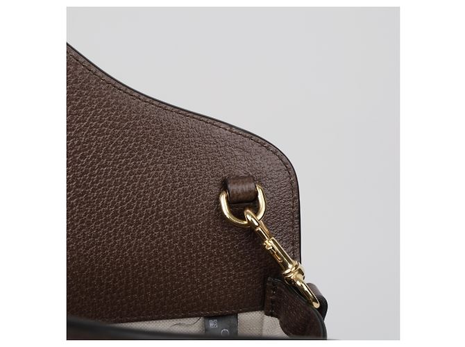Gucci Großer Leder-Tote-Bag Braun - Ansicht 20