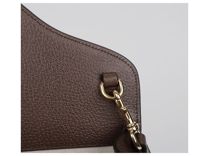 Gucci Großer Leder-Tote-Bag Braun - Ansicht 22