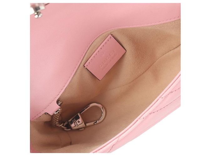 Gucci Borsa super mini a tracolla GG Marmont matelassé - vista 7