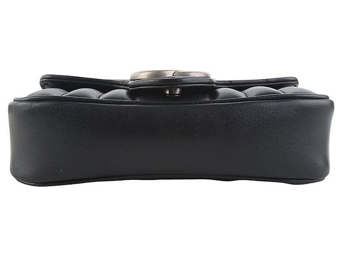Gucci Borsa a tracolla super mini GG Marmont matelassé - vista 6