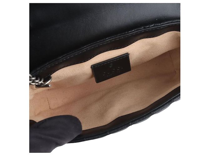 Gucci Borsa a tracolla super mini GG Marmont matelassé - vista 7