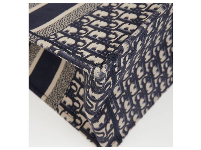 Dior Bolso Book Tote Medium Oblique Azul - vista 10