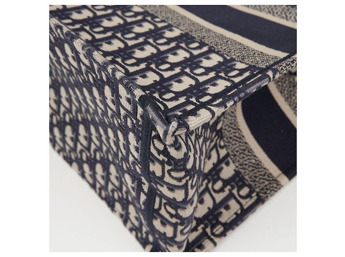 Dior Bolso Book Tote Medium Oblique Azul - vista 11