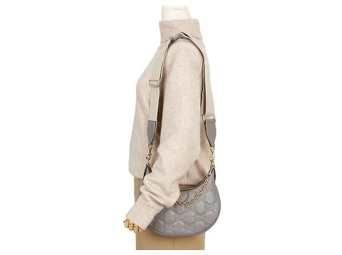 Gucci Borsa a spalla GG Matelassé con catena - vista 9