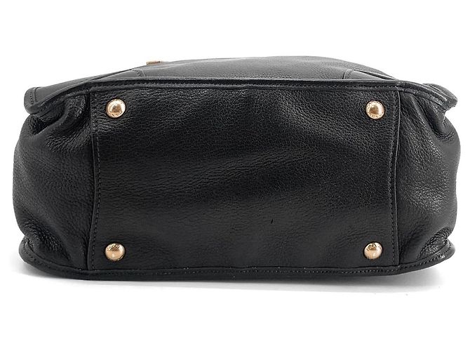 Prada Cervo Gold Logo Schultertasche - Ansicht 14