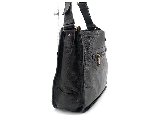 Prada Cervo Gold Logo Schultertasche - Ansicht 5