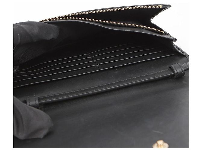 Gucci Borsa a Tracolla Mini Leather Microshima Nera - vista 9