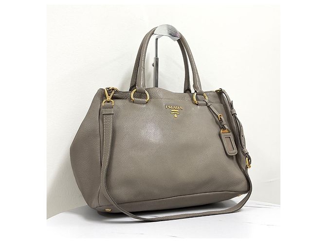 Prada Vitello Daino Tote Bag Shoulder Bag - view 4