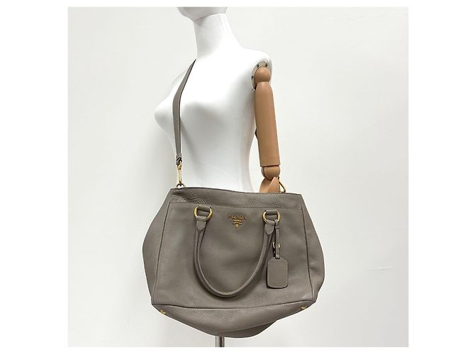 Prada Vitello Daino Tote Bag Shoulder Bag - view 8