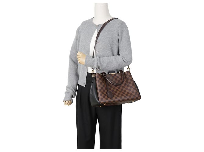 Louis Vuitton Damier Tote Bag Schwarz - Ansicht 18