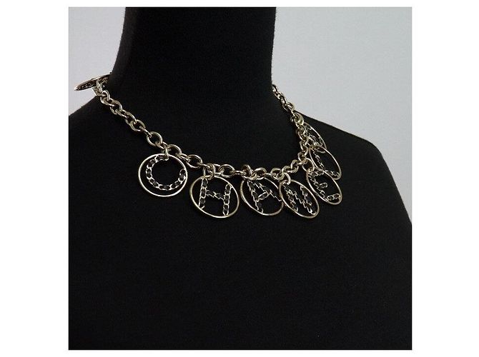 Chanel Collana a Catena Dorata con Logo CC da Donna - vista 3