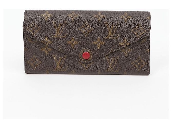Louis Vuitton Geldbörse Braun Canvas - Ansicht 2