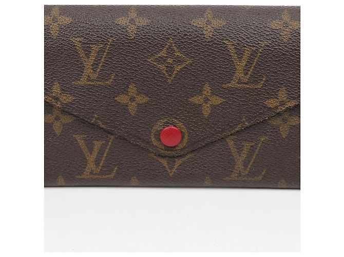 Louis Vuitton Geldbörse Braun Canvas - Ansicht 3